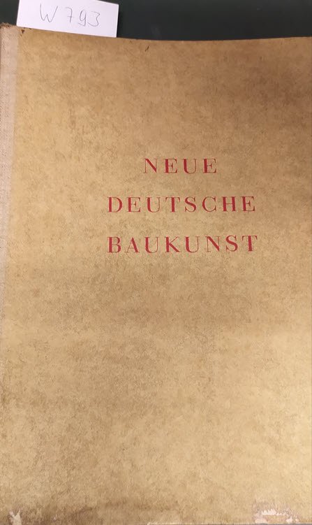 Neue deutsche Baukunst“ (Speer, Albert ) – Buch antiquarisch